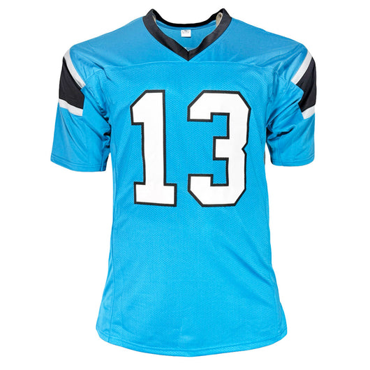 Kelvin Benjamin Signed Carolina Blue Football Jersey (JSA)