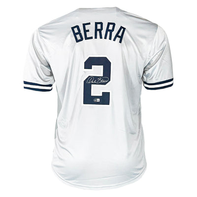 Dale Berra Signed New York Gray Baseball Jersey (Beckett)