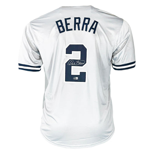 Dale Berra Signed New York Gray Baseball Jersey (Beckett)
