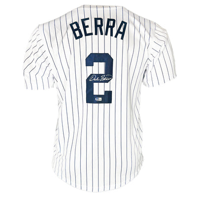 Dale Berra Signed New York Pinstripe Baseball Jersey (Beckett)