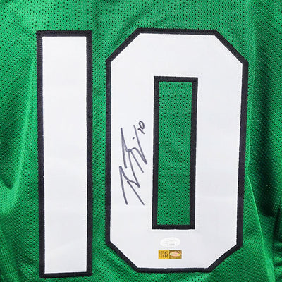 Braxton Berrios Signed New York Green Football Jersey (JSA)