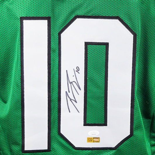 Braxton Berrios Signed New York Green Football Jersey (JSA)