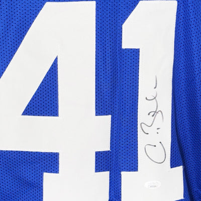Antoine Bethea Signed Indianapolis Blue Football Jersey(JSA)