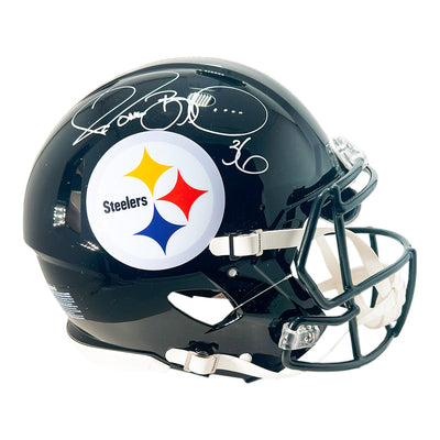 Jerome Bettis Signed Pittsburgh Steelers Authentic Speed Full-Size Football Helmet (JSA)
