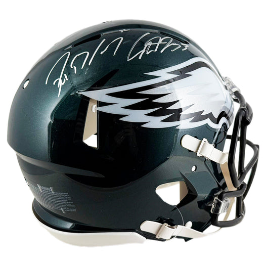 Cooper DeJean and Reed Blankenship Signed Super Bowl LIX Philadelphia Eagles Authentic Speed Full-Size Football Helmet (Fanatics)