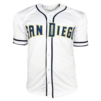 Kyle Blanks Signed San Diego White Baseball Jersey (JSA)