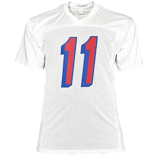Drew Bledsoe Signed New England White Football Jersey (Beckett)
