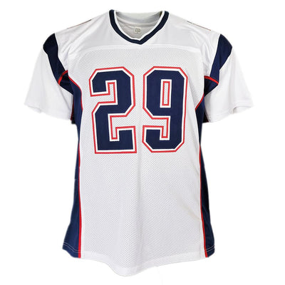 LeGarrette Blount Signed New England White Football Jersey (JSA)