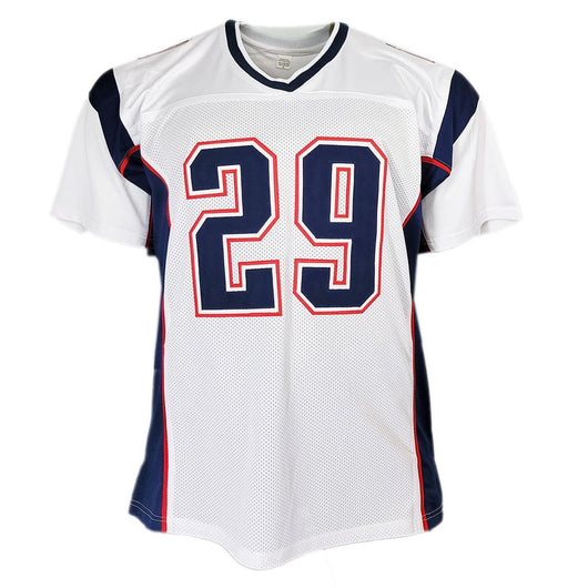LeGarrette Blount Signed New England White Football Jersey (JSA)
