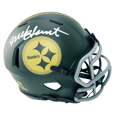 Mel Blount Signed Pittsburgh Steelers Salute 2025 Mini Football Helmet (Beckett)