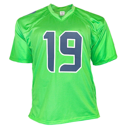 Jake Bobo Signed Seattle Green Football Jersey (JSA)