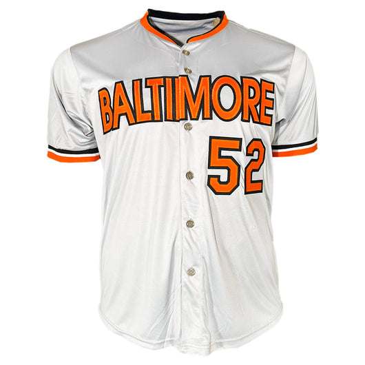 Mike Boddicker Signed Baltimore Grey Baseball Jersey (JSA)