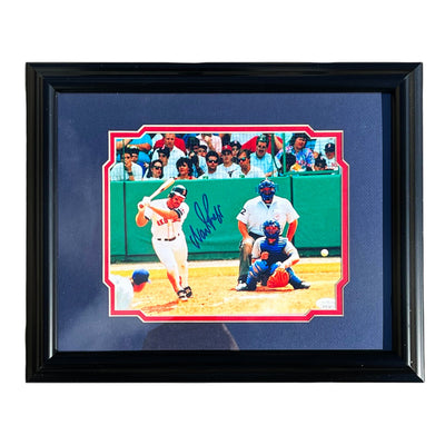 Wade Boggs Signed Boston Pose 2 Baseball Framed 8x10 Photo (JSA)