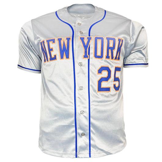 Bobby Bonilla Signed New York Grey Baseball Jersey (JSA)