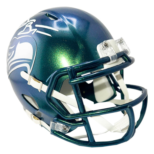 Brian Bosworth Signed Seattle Seahawks Speed Rivalries Mini Football Helmet (Beckett)