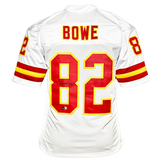 Dwayne Bowe Signed Kansas City White Football Jersey (Beckett)