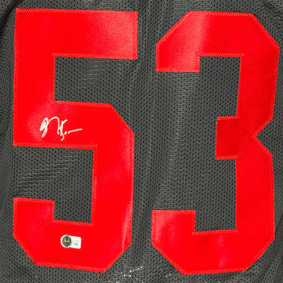 NaVorro Bowman Signed San Francisco Black Football Jersey (Beckett)