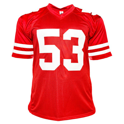 NaVorro Bowman Signed San Francisco Red Football Jersey (Beckett)