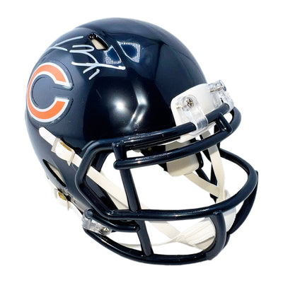 Lance Briggs Signed Chicago Bears Speed Mini Football Helmet (JSA)