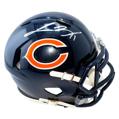 Lance Briggs Signed Chicago Bears Speed Mini Football Helmet (JSA)