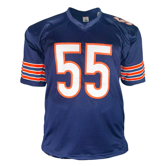 Lance Briggs Signed Chicago Navy Football Jersey (Beckett)