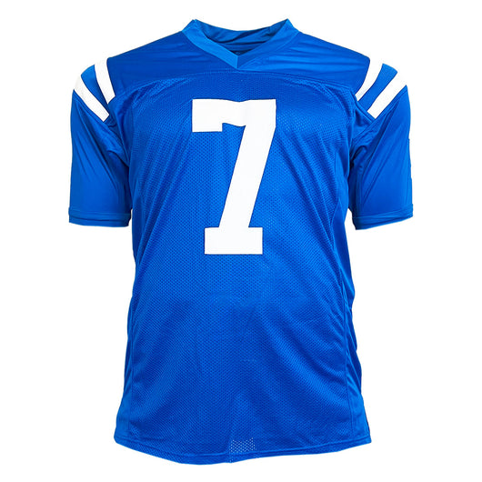 Jacoby Brissett Signed Indianapolis Blue Football Jersey (JSA)