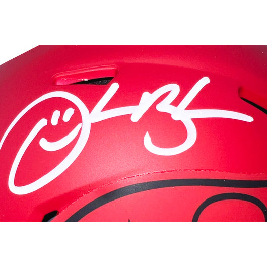 Derrick Brooks Signed Tampa Bay Buccaneers Rave Mini Football Helmet (Beckett)