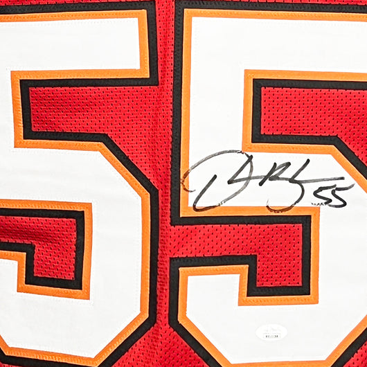 Derrick Brooks Signed Tampa Bay Red Football Jersey (JSA)