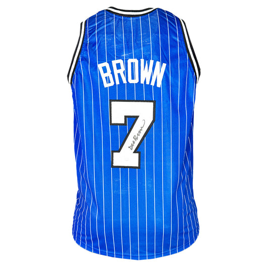 Dee Brown Signed Orlando Blue Basketball Jersey (JSA)