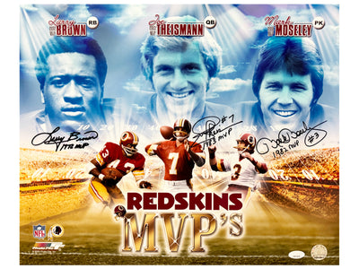 Redskins Triple MVP Signed Washington Redskins 16x20 Photo (JSA)