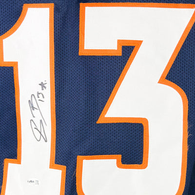 Pat Bryant Signed Denver Navy Game Style Football Jersey (JSA)