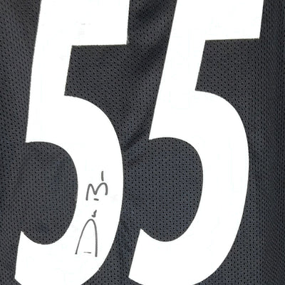 Devin Bush Signed Pittsburgh Black Football Jersey (JSA)
