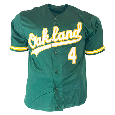 Lawrence Butler Signed Oakland Green Baseball Jersey (Beckett)