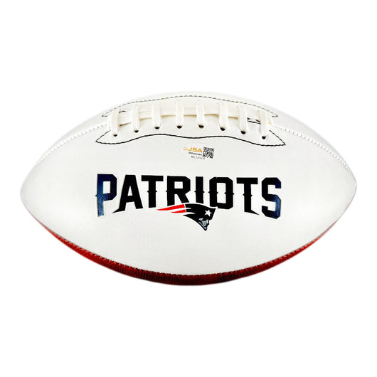 Malcom Butler Signed New England Patriots Official NFL Team Logo Football (JSA)