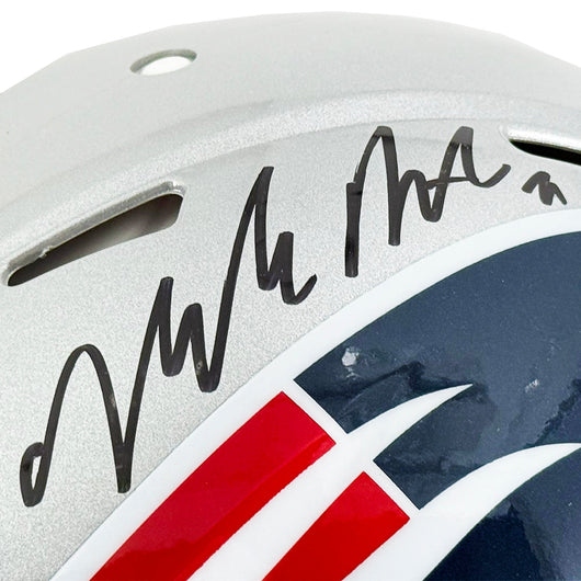 Malcolm Butler Signed New England Patriots Authentic Speed Full-Size Football Helmet (JSA)