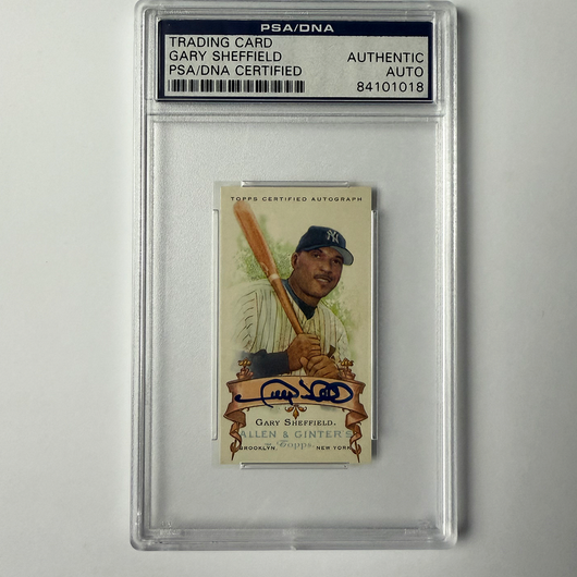 Gary Sheffield Signed 2006 Allen & Ginter PSA Auto Authentic