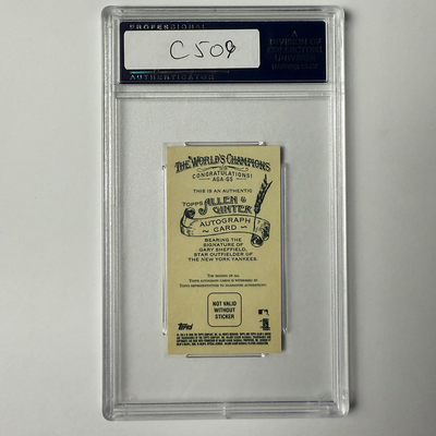 Gary Sheffield Signed 2006 Allen & Ginter PSA Auto Authentic