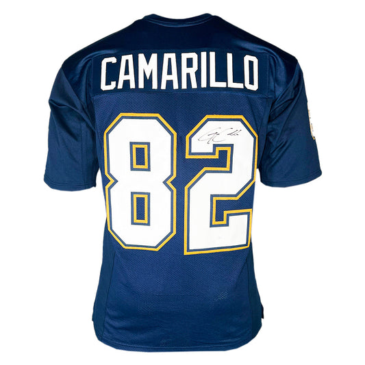 Greg Camarillo Signed San Diego Navy Football Jersey (JSA)