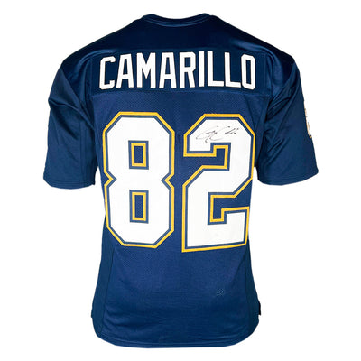 Greg Camarillo Signed San Diego Navy Football Jersey (JSA)