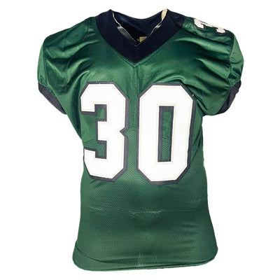 Jihaad Campbell Signed Philadelphia Green Game Style Football Jersey (Beckett)