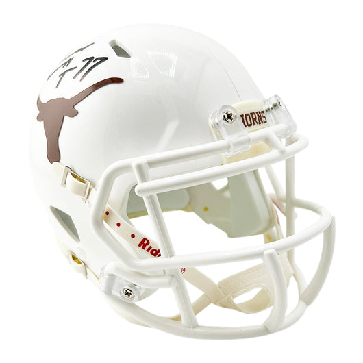 Earl Campbell Signed HT 77 Inscription Texas Longhorns Speed Mini Football Helmet (JSA)