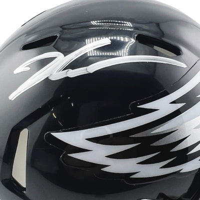 Jalen Carter Signed Philadelphia Eagles Alt 2022 Speed Mini Football Helmet (Beckett)