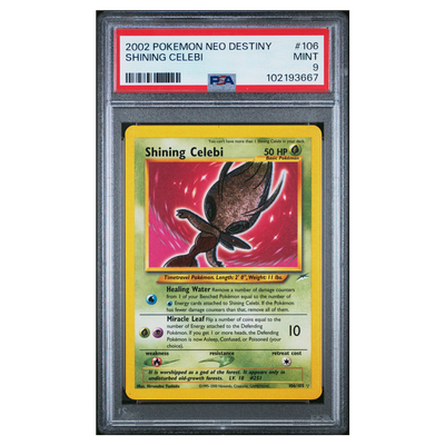 Shining Celebi Neo Destiny #106 PSA 9