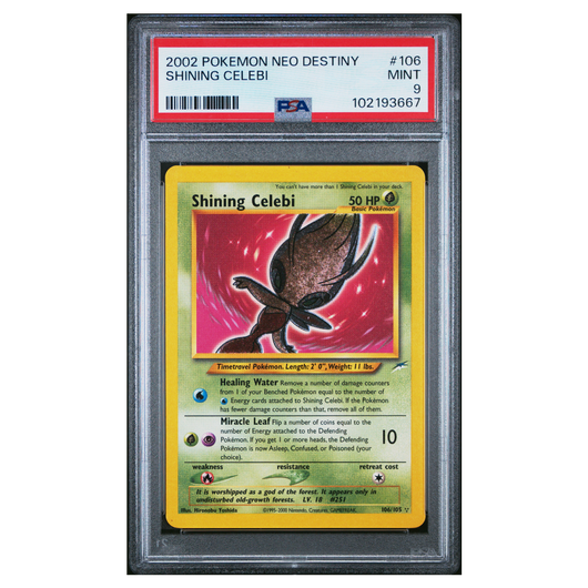 Shining Celebi Neo Destiny #106 PSA 9