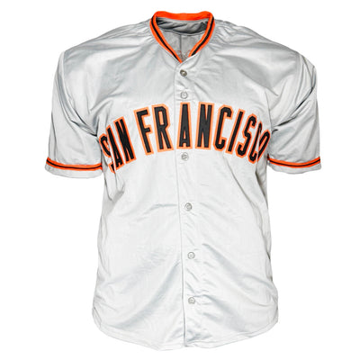 Orlando Cepeda Signed San Francisco Grey Baseball Jersey (JSA)