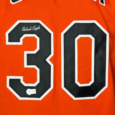 Orlando Cepeda Signed San Francisco Orange Baseball Jersey (Beckett)