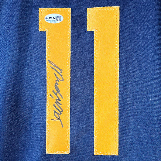 Jackson Chourio Signed Milwaukee Navy Baseball Jersey (JSA)