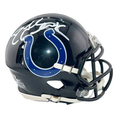 Dallas Clark Signed Indianapolis Colts Alt 2023 Speed Mini Football Helmet (Beckett)