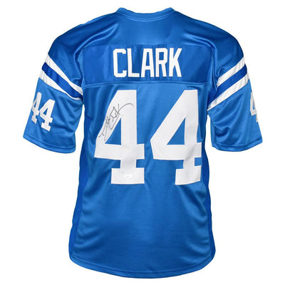 Dallas Clark Signed Indianapolis Pro Blue Football Jersey (Beckett)