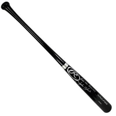 Jack Clark Signed F*** the Dodgers Inscription Rawlings Black Baseball Bat (JSA)